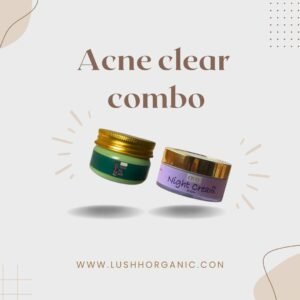 Acne Clear Combo – Green Tea Mask & Night Cream